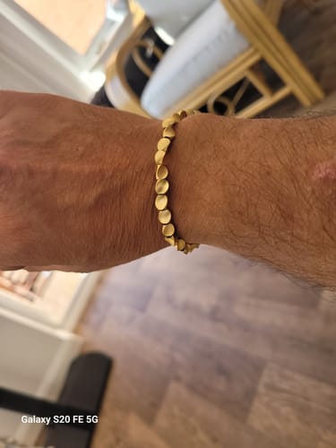 Customer photo review of Tibetan Bracelet of Fortune