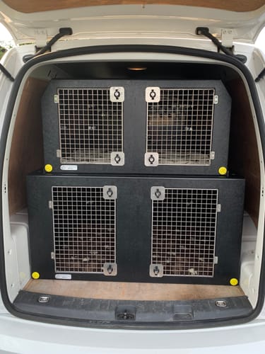 Customer photo review of Dog Van Kit | VW Caddy | 2013-Present | Double stack | DT VS1