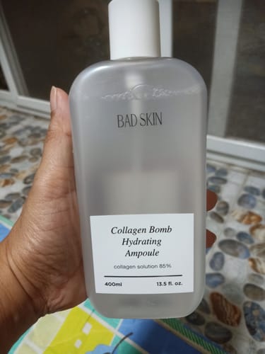 Customer photo review of Bad Skin™ Korean Collagen Bomb Hydrating Ampoule