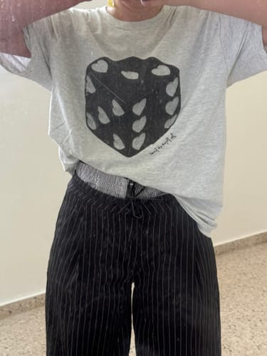 Customer photo review of roll the dice classic tee