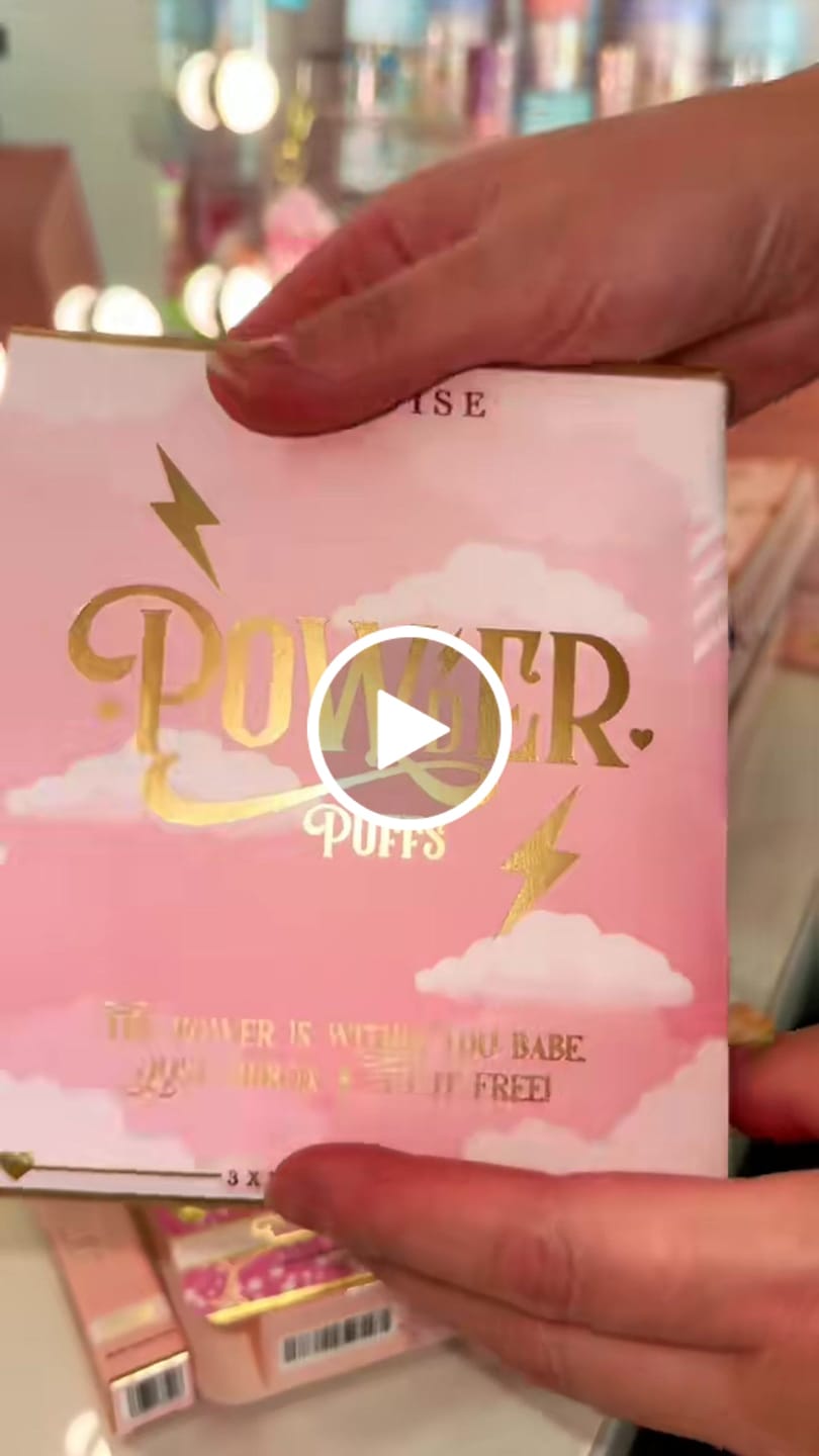 Customer video review of P.Louise Powder Puffs Set