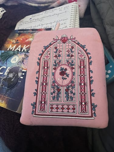 Customer photo review of Sugar & Spice E-Reader Sleeve