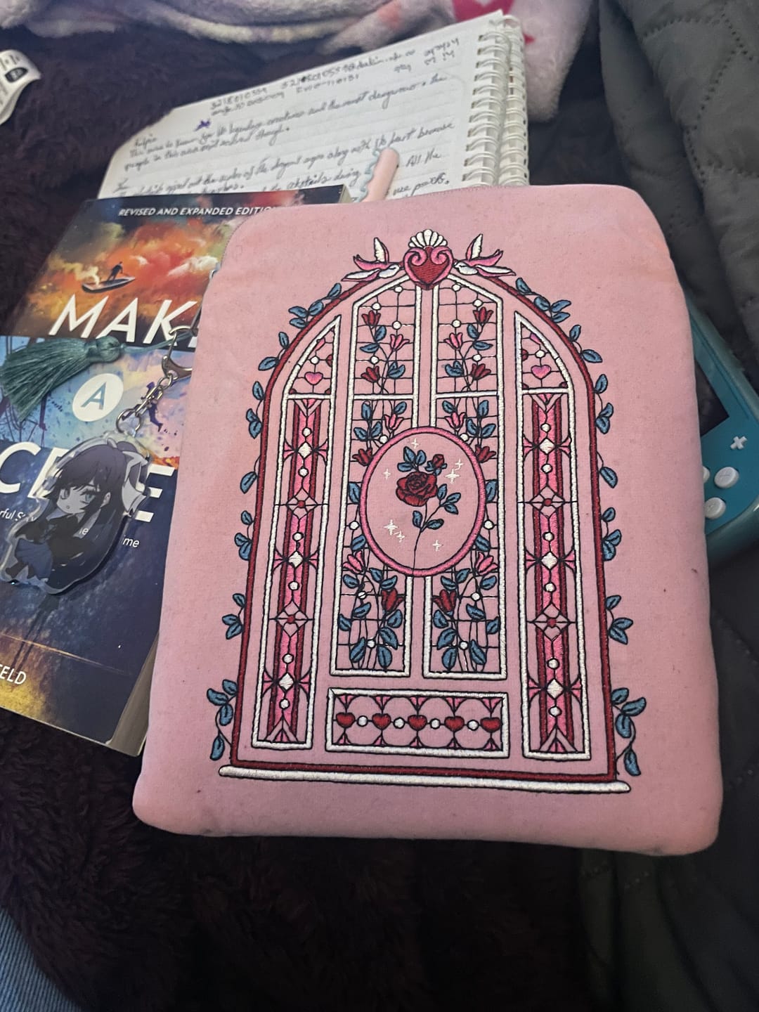 Customer photo review of Sugar & Spice E-Reader Sleeve