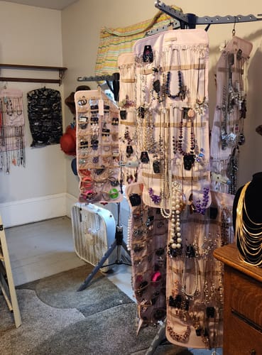 Customer photo review of Hanging Jewelry Organizer