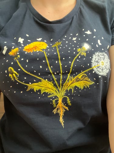 Customer photo review of Löwenzahn Lebenszyklus - Damen Premium Organic Shirt