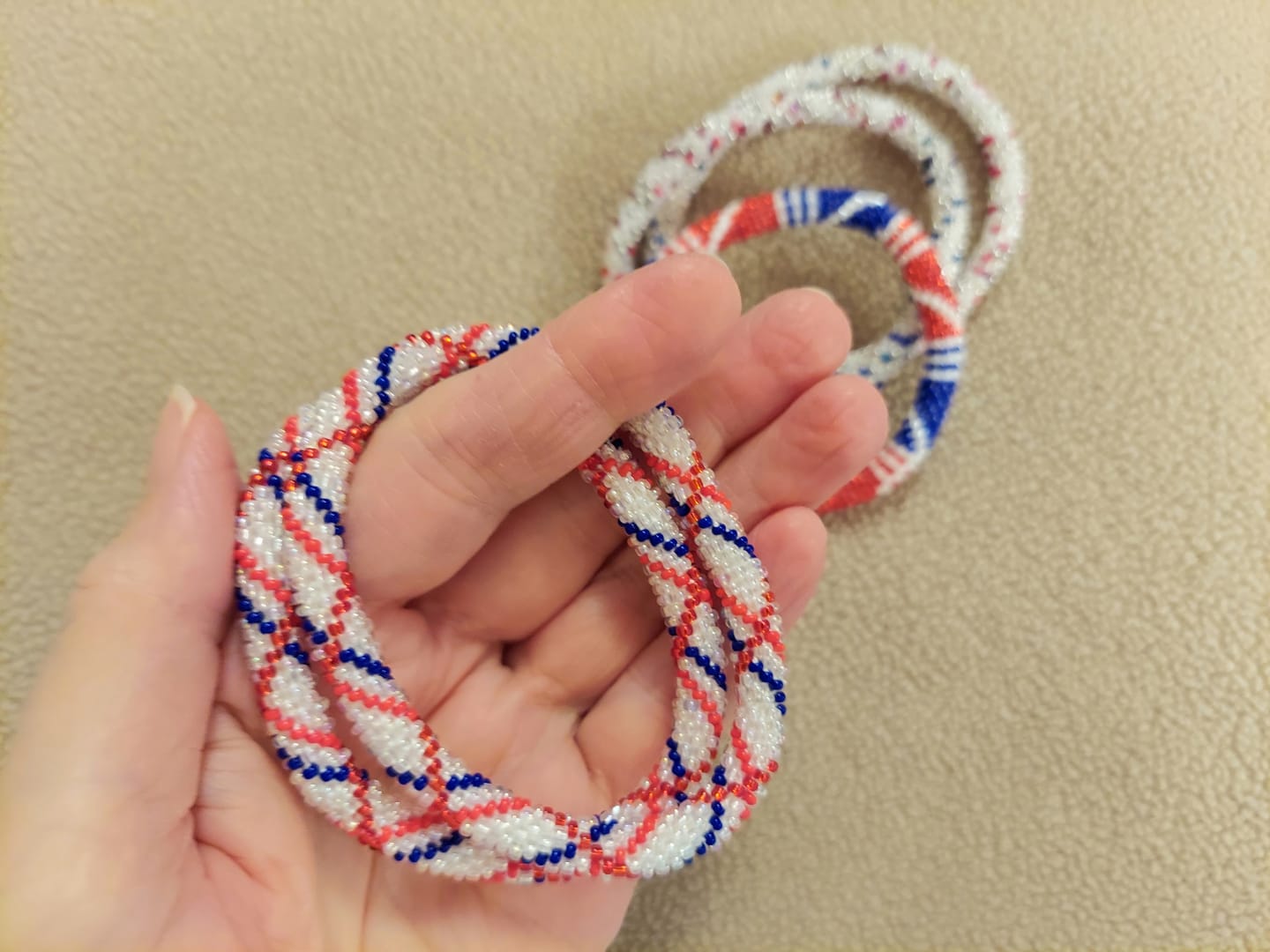 Customer photo review of Patriotic Plaid