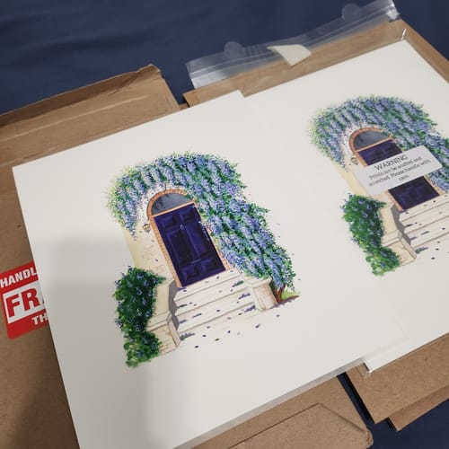 Customer photo review of 6x7.5 Giclee Fine Art Prints