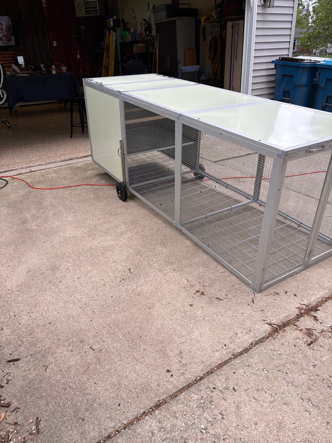 Customer photo review of Collapsible Chicken Nesting Box