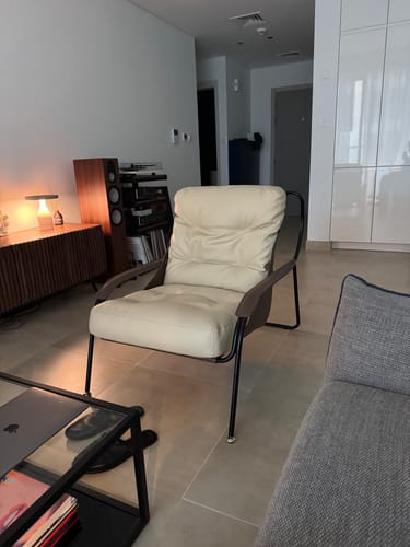 Customer photo review of Pavia Lounge Chair LC042-Beige