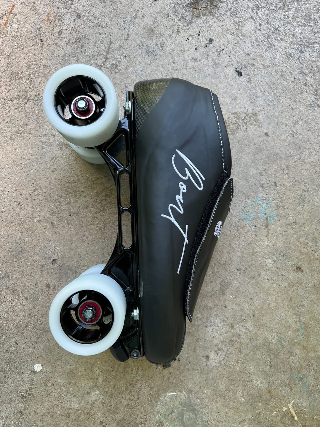 Customer photo review of Bont Royal Assassin Roller Skate Wheels