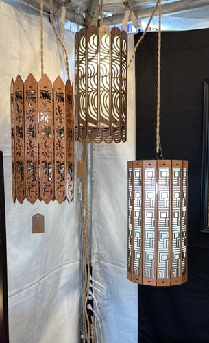 Customer photo review of Decorative pendant chandelier 3 bundle laser cut svg