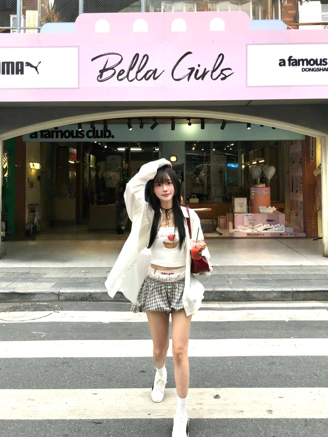 Customer photo review of WARDEN EDGE Gingham Bubble Shorts