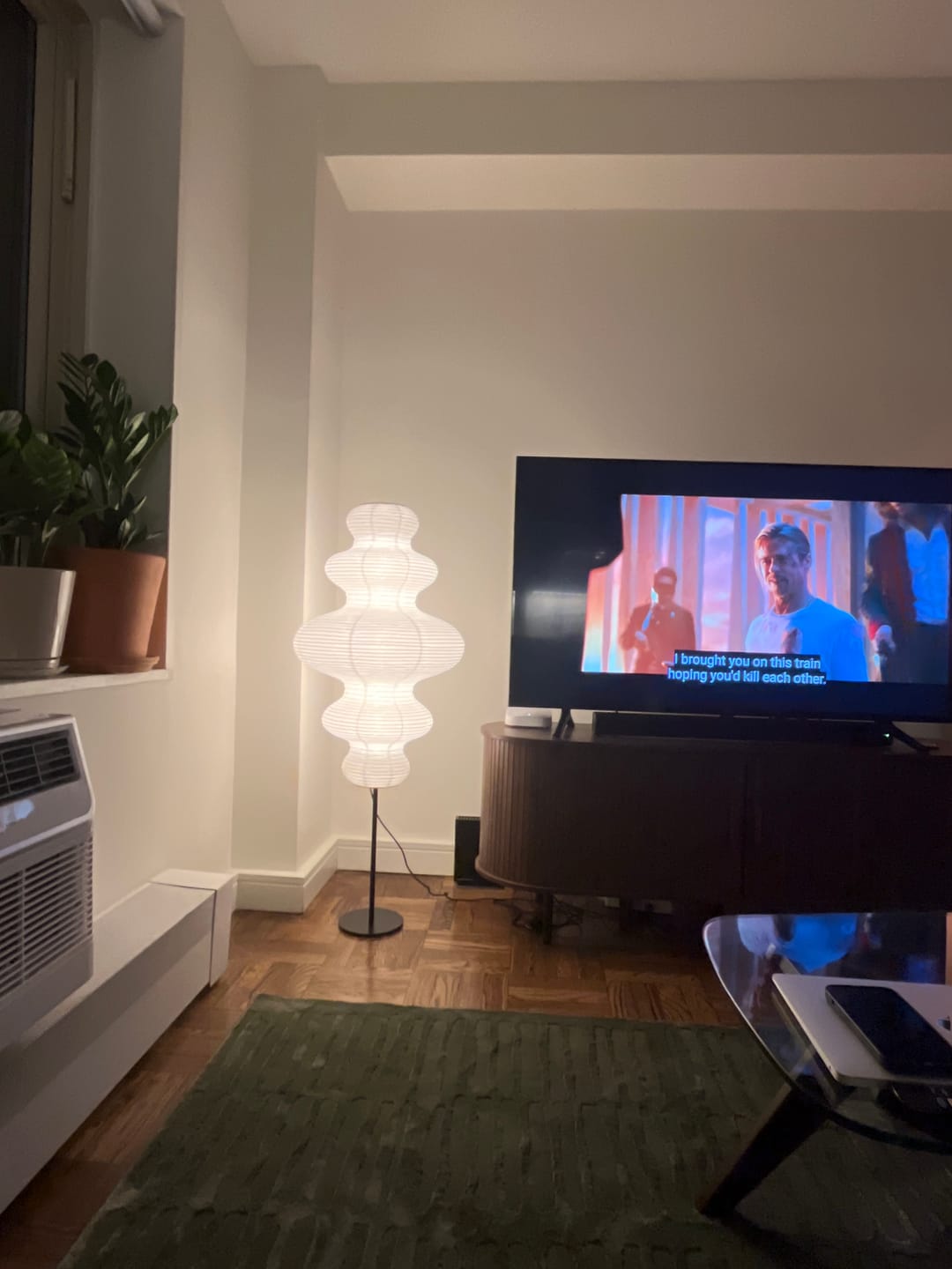 Customer photo review of Zephyr Paper Floor Lamp