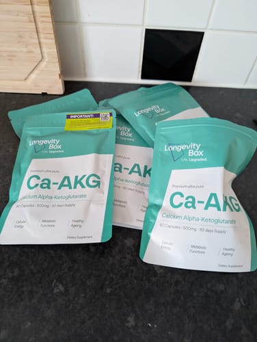 Customer photo review of Pure Calcium Alpha-Ketoglutarate - CA-AKG Supplement