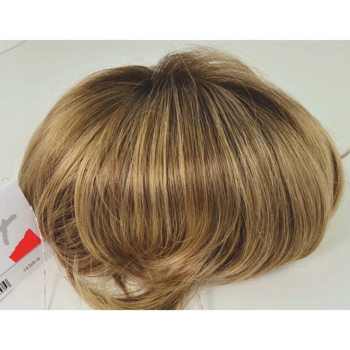 Customer photo review of Silver Full Hand tied Mono Base 100% Virgin Remy Hair Topper