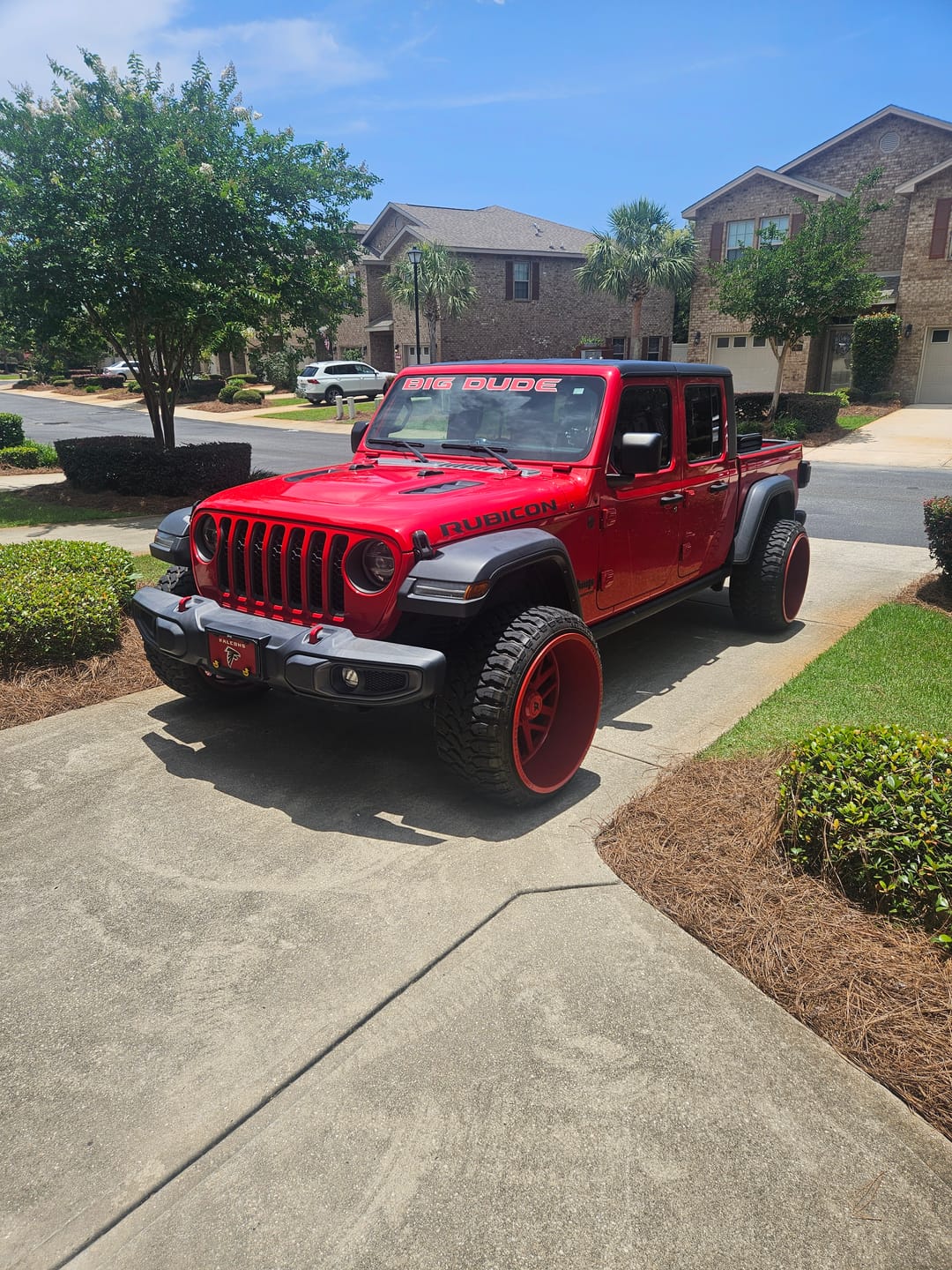Customer photo review of Windshield Lettering