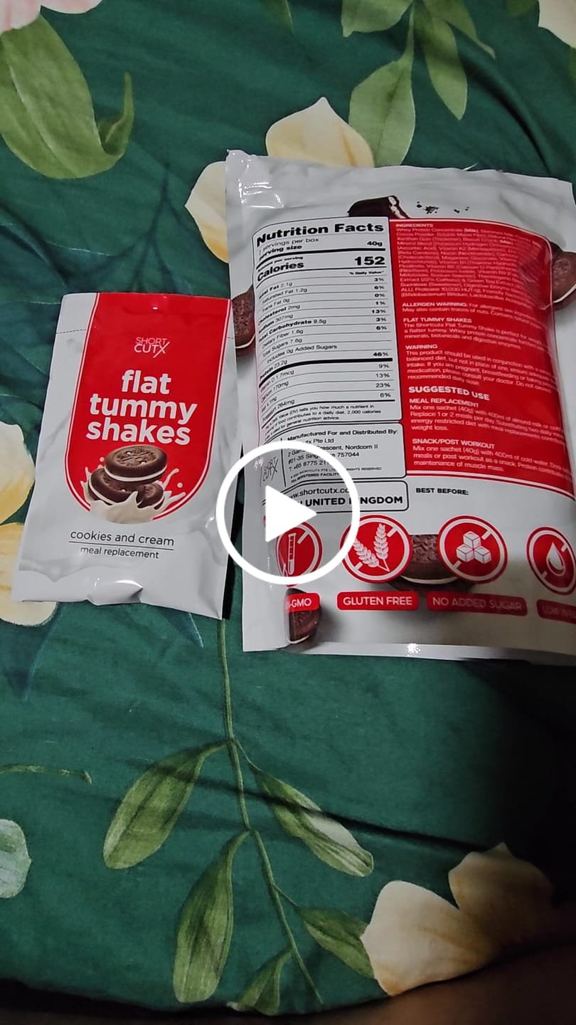 Customer video review of Flat Tummy Shakes: Cookies and Cream