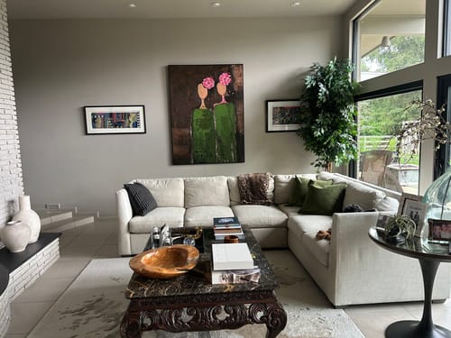 Customer photo review of People Canvas Art #PE108