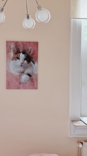 Customer photo review of Tierportrait nach Fotovorlage im Aquarell-Stil