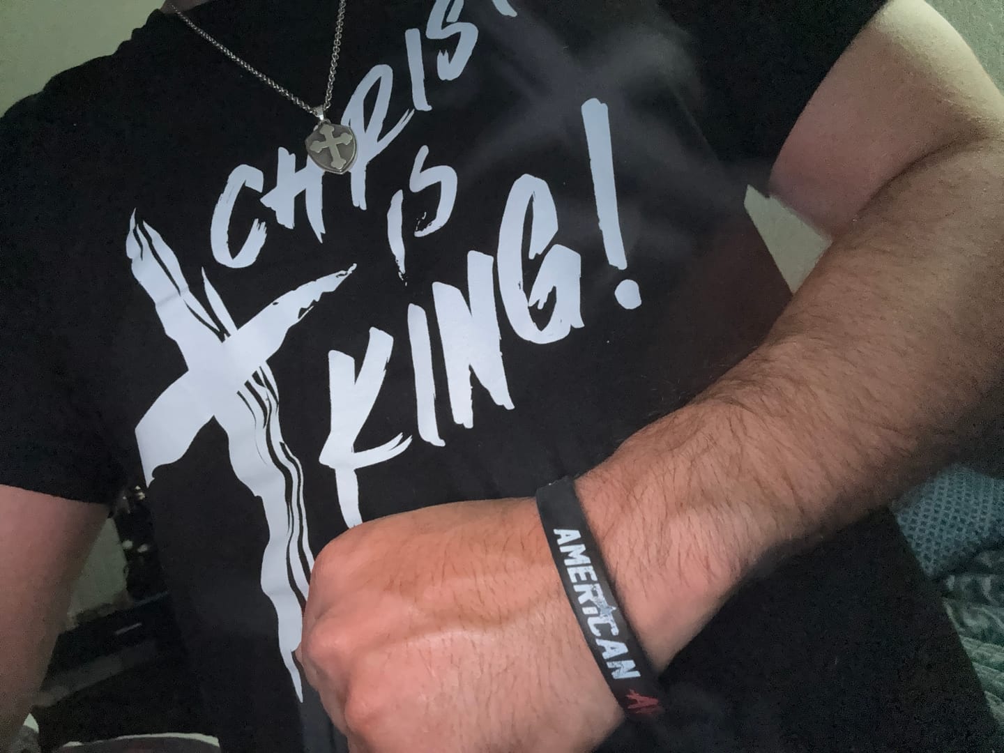 Customer photo review of American AF Wristband