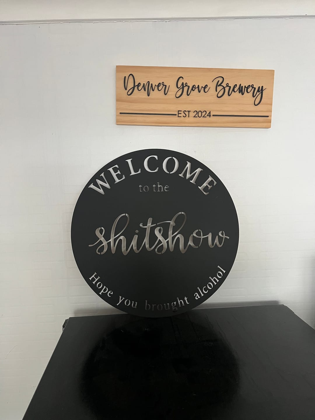 Customer photo review of Welcome To The ShitShow -Alcohol