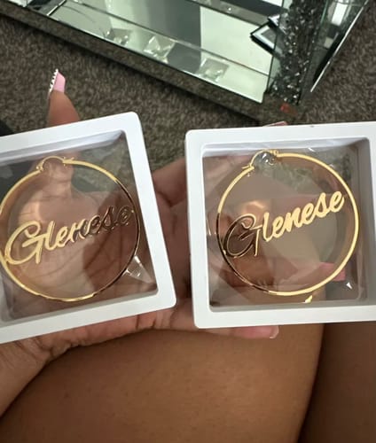 Customer photo review of Unique Hoops