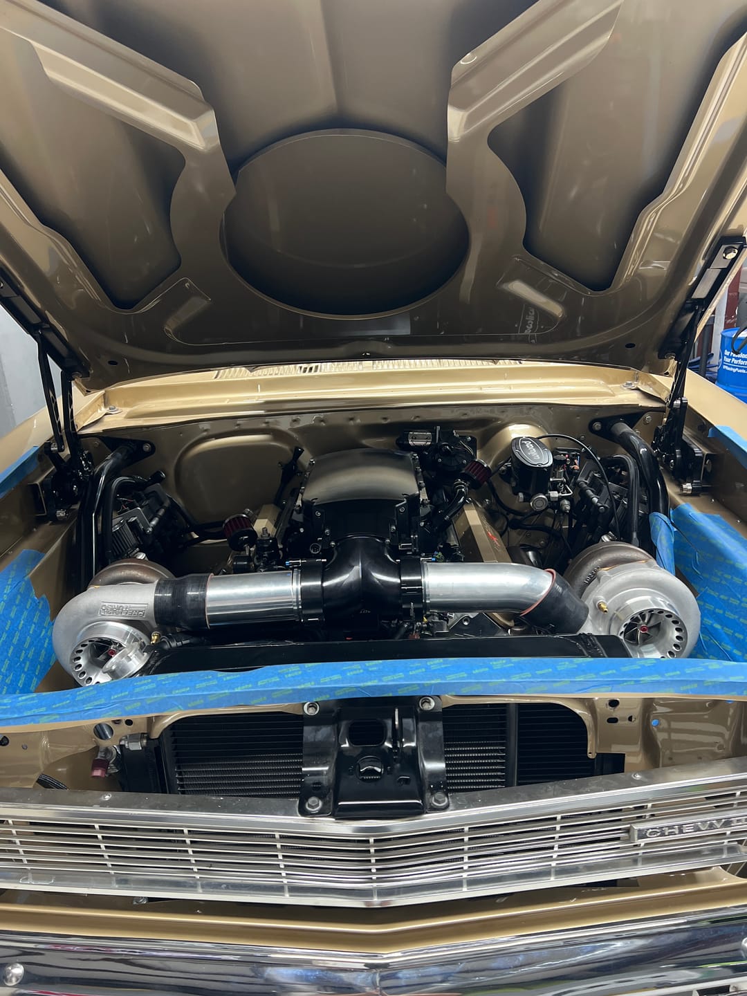 Customer photo review of ICON 102/105mm Cable Drive Throttle Body (Black) w/ Interchangeable Connection