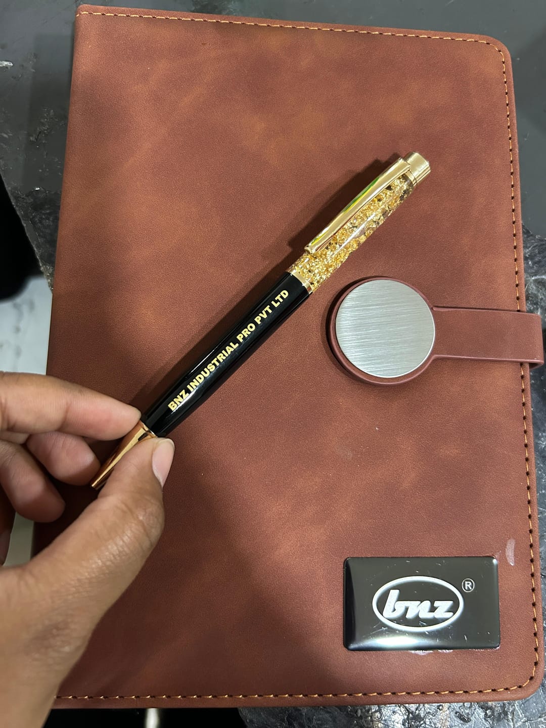 Customer photo review of 2 in 1 Diary Pen Set | Corporate Gift | PrintMine.in