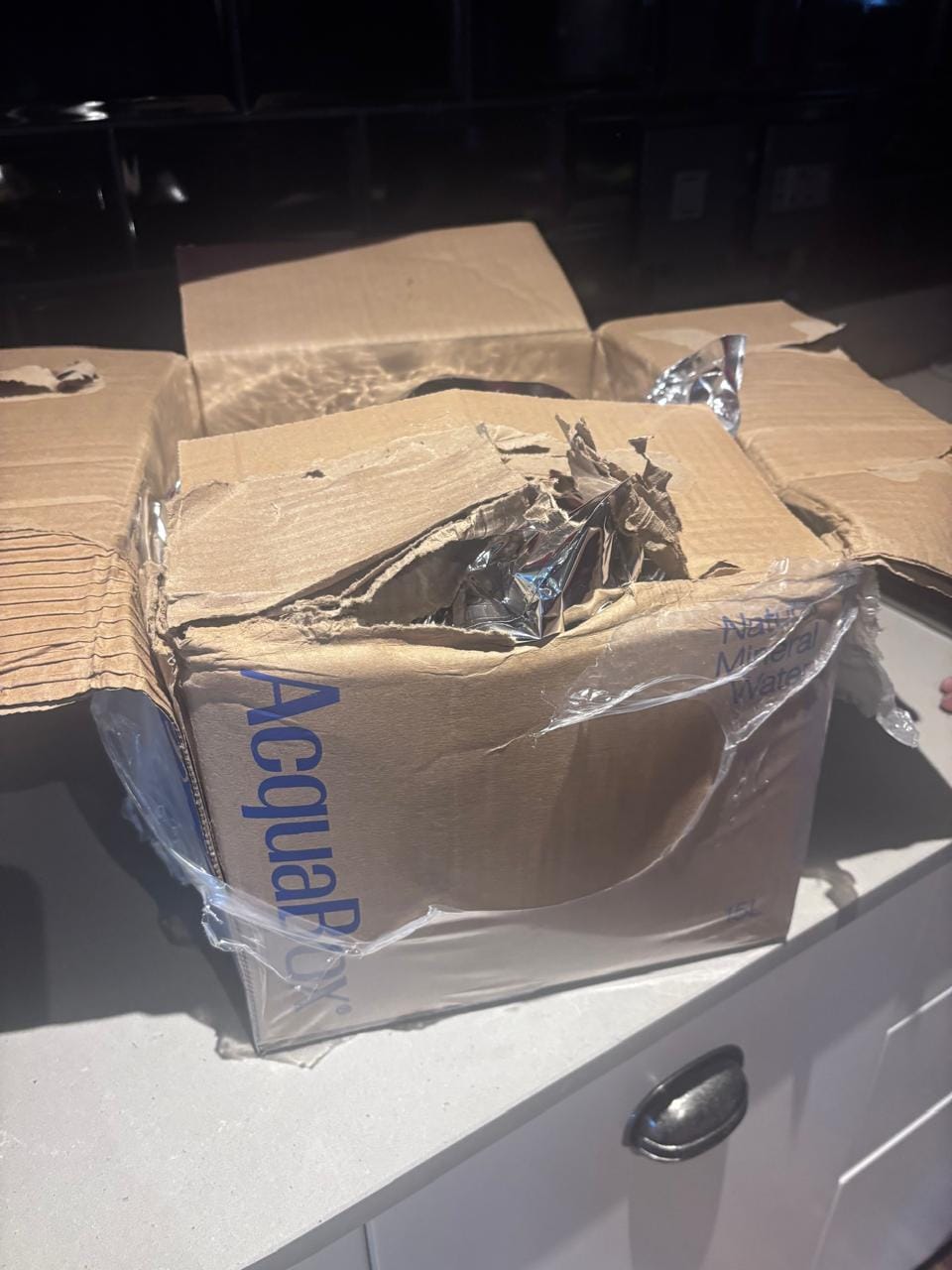 Customer photo review of AcquaBox 15L Mineral Water Bag-in-Box with Tap By Mountain Falls