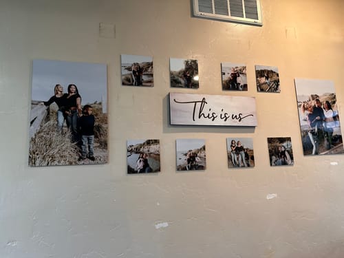 Customer photo review of 2. Metal Photo Tiles