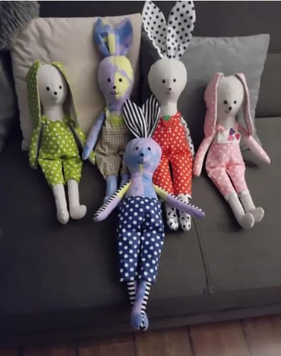 Customer photo review of Acrylic Rabbit Doll Template Set