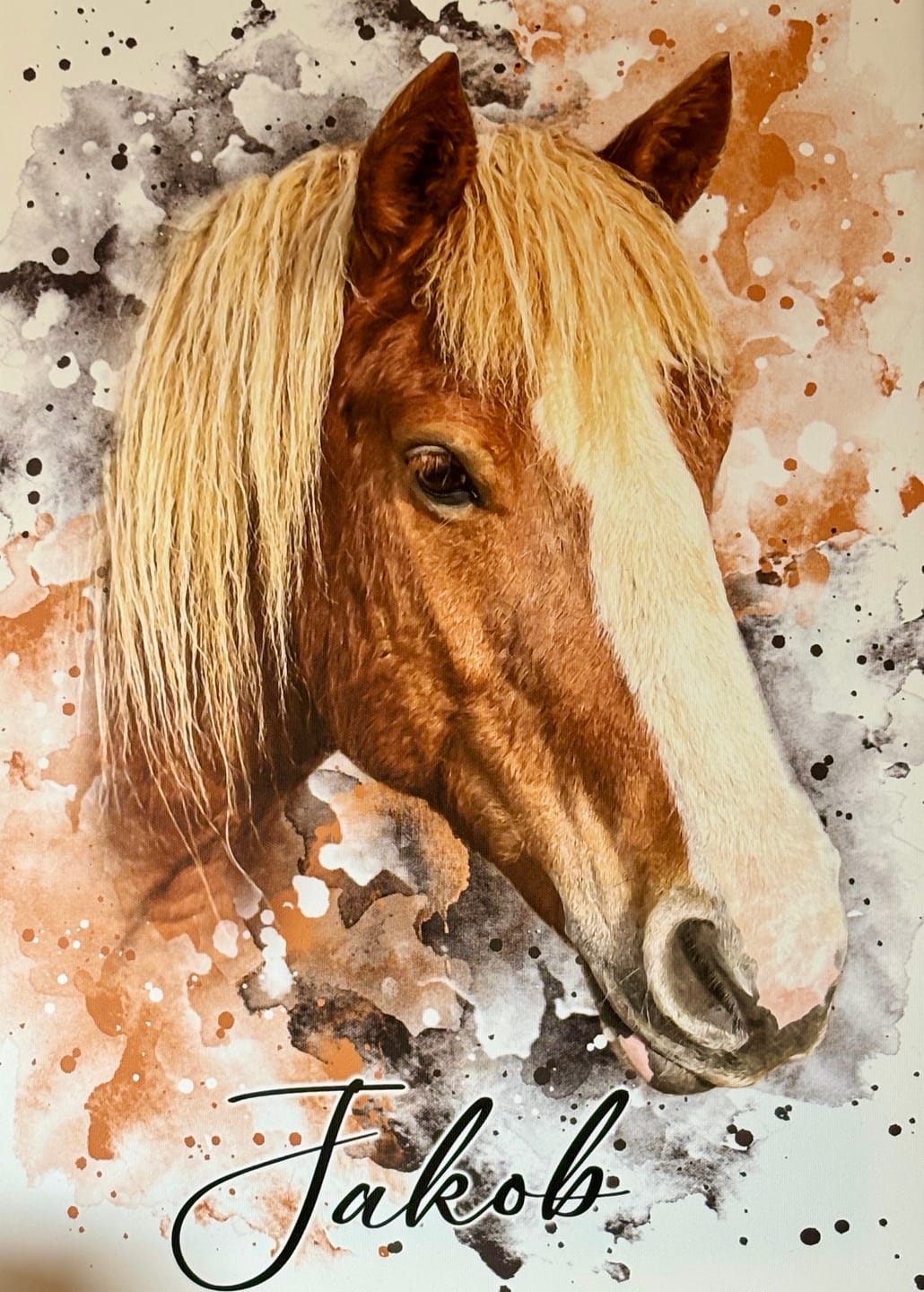 Customer photo review of Tierisches Wasserfarben Portrait