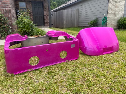 Customer photo review of Roxy Paint Basecoat