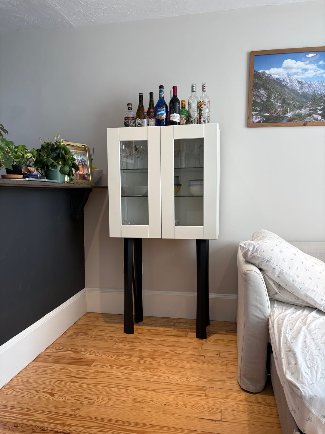 Customer photo review of Console Table Legs 28H 11W Modern Furniture Steel Legs 210 Norah