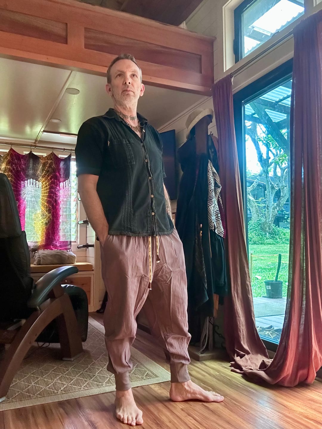 Customer photo review of Gelyu Harem Pants