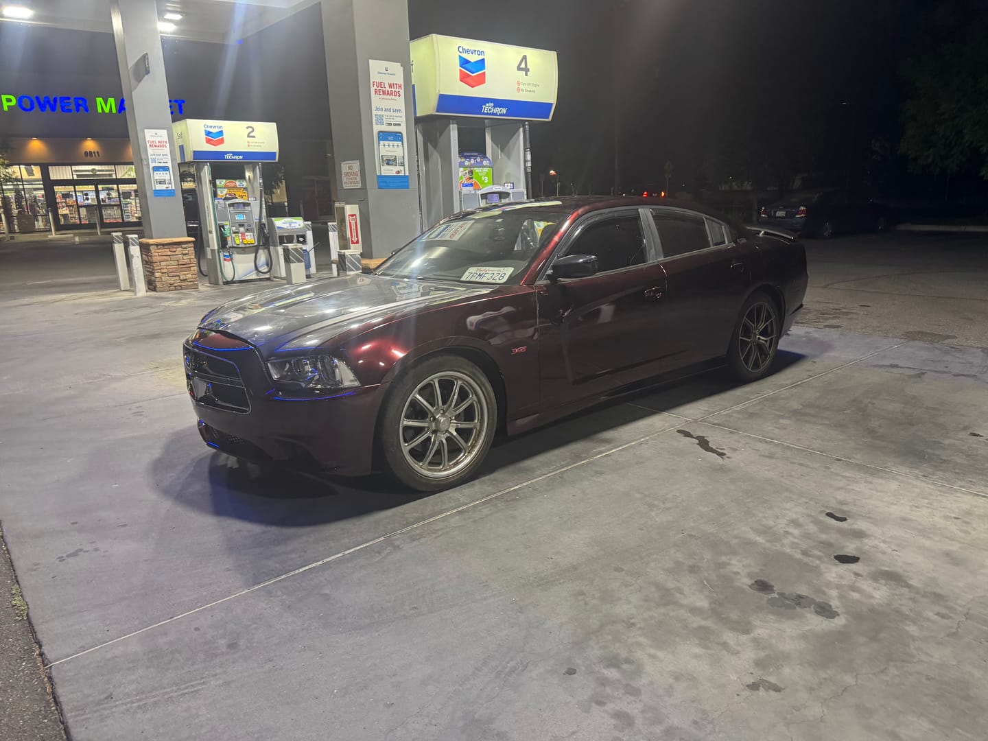 Customer photo review of Glossy Metallic Black Rose Vinyl Wrap