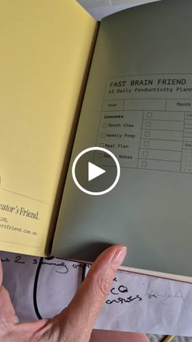 Customer video review of Planners Starter Kit-  'BONDI'