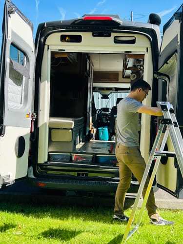 Customer photo review of Coachmen Beyond - Bed Shade (Set)