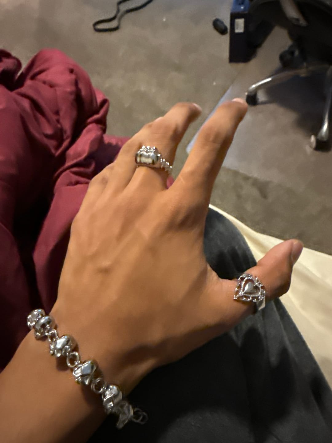 Customer photo review of TRIPLE THREAT RING