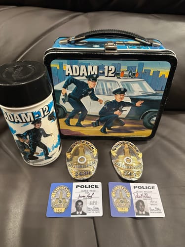 Customer photo review of Adam 12 James Reed #2430 & Pete Malloy #744 2Pcs Badges Set