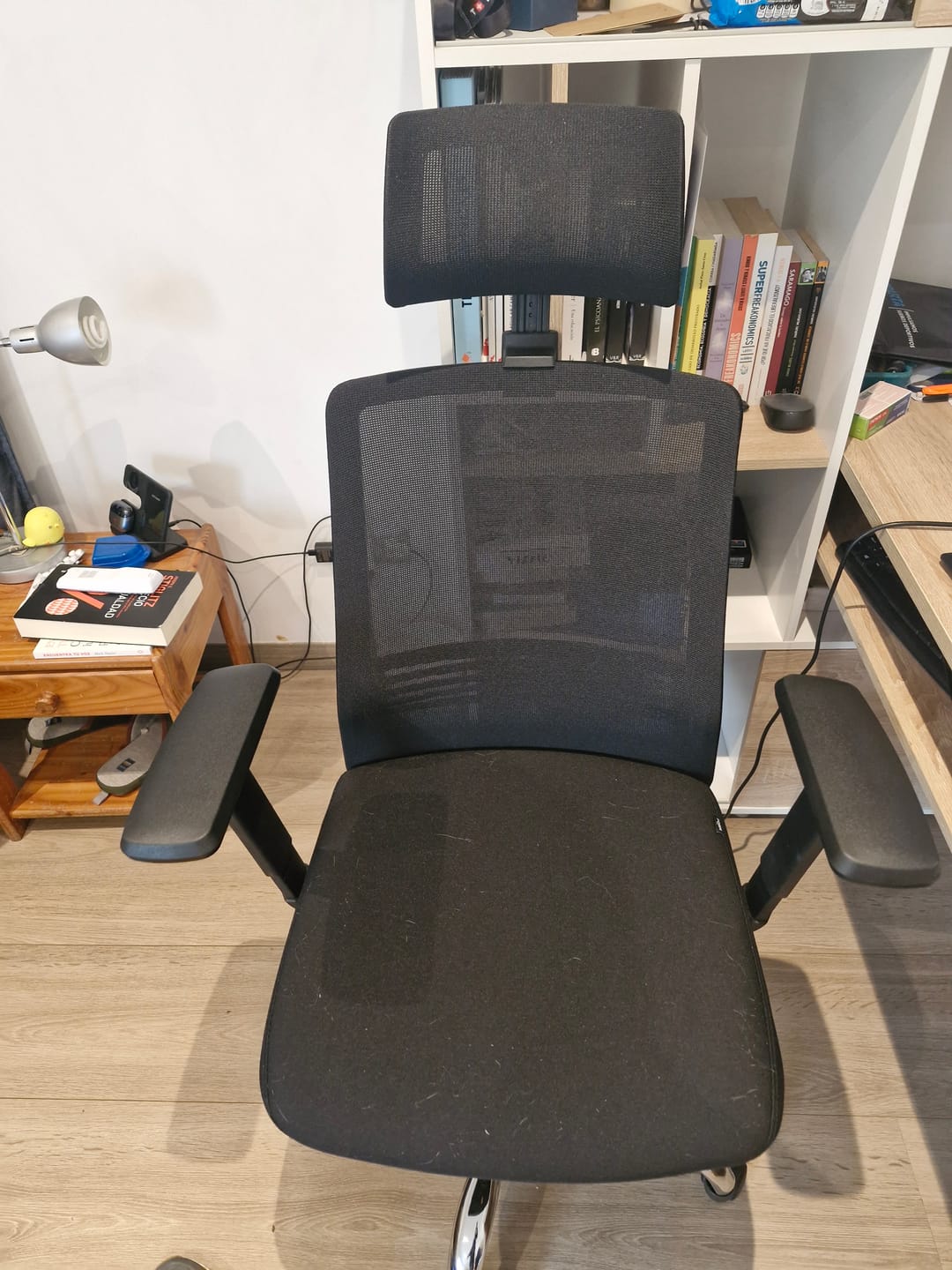 Customer photo review of Silla de escritorio Cuba Alta brazo Reg y cabecero