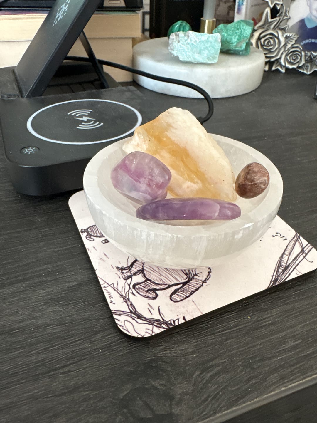 Customer photo review of Selenite - Bowl