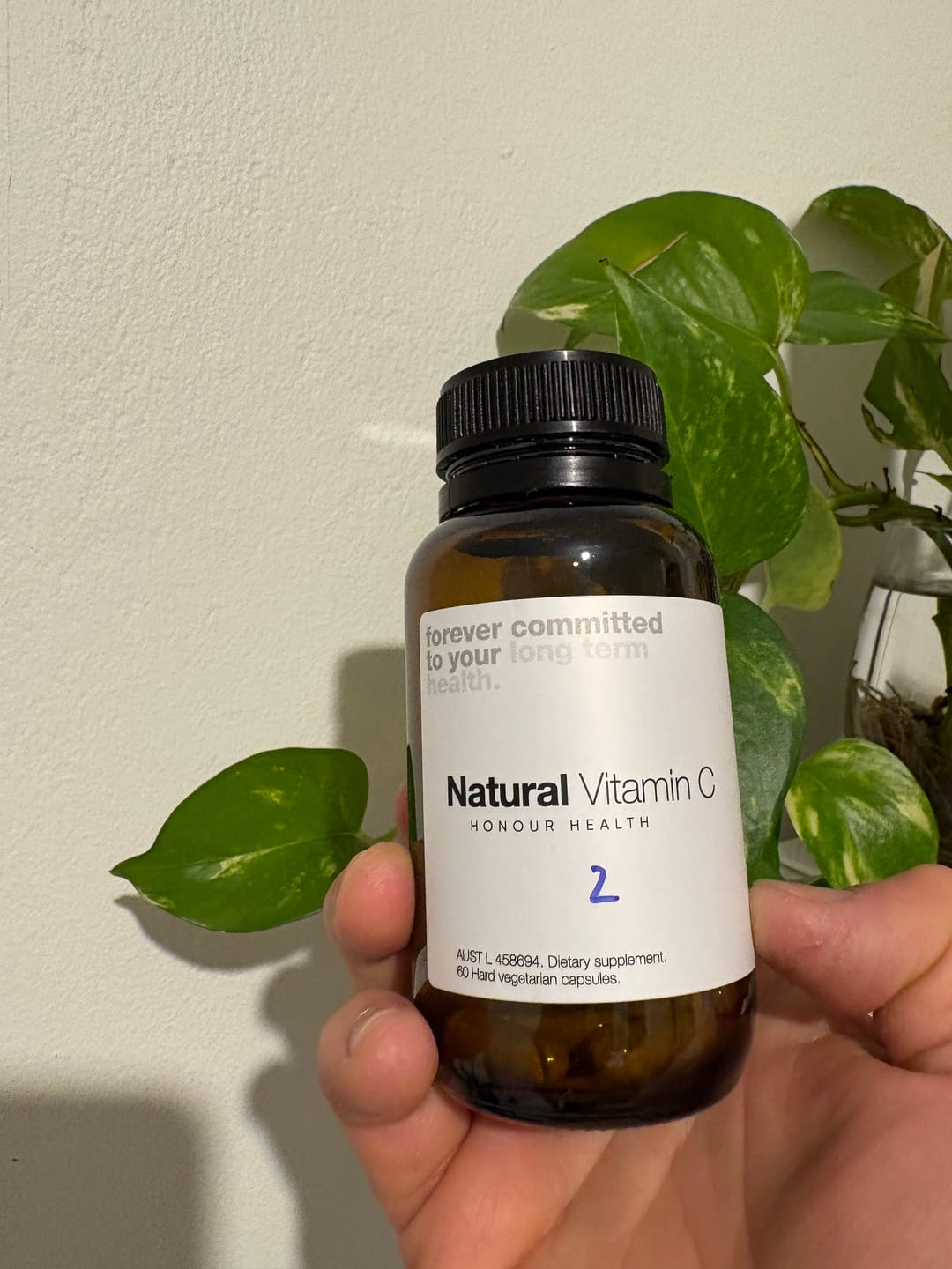 Customer photo review of Natural Vitamin C - 60 Capsules