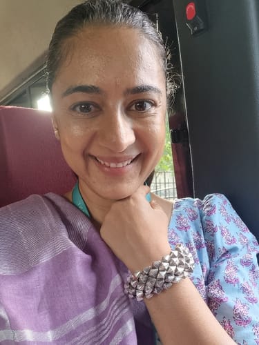 Customer photo review of Chandak Guluband Silver Choker
