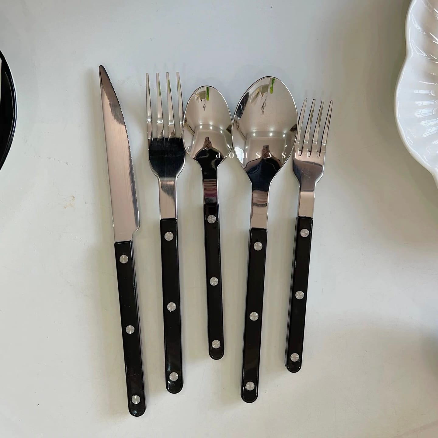 Customer photo review of Nordic Bistrot Style 8-Pics Flatware Set ( $4.9 Each ) - Bistrot Cutlery Set