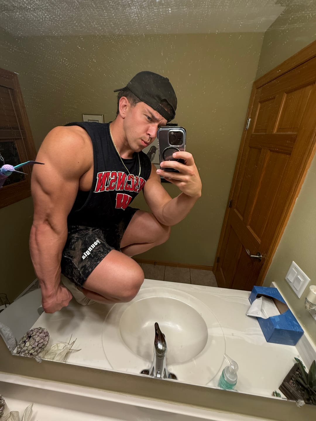 Customer photo review of 1118 - Tree Camo Cotton Shorts