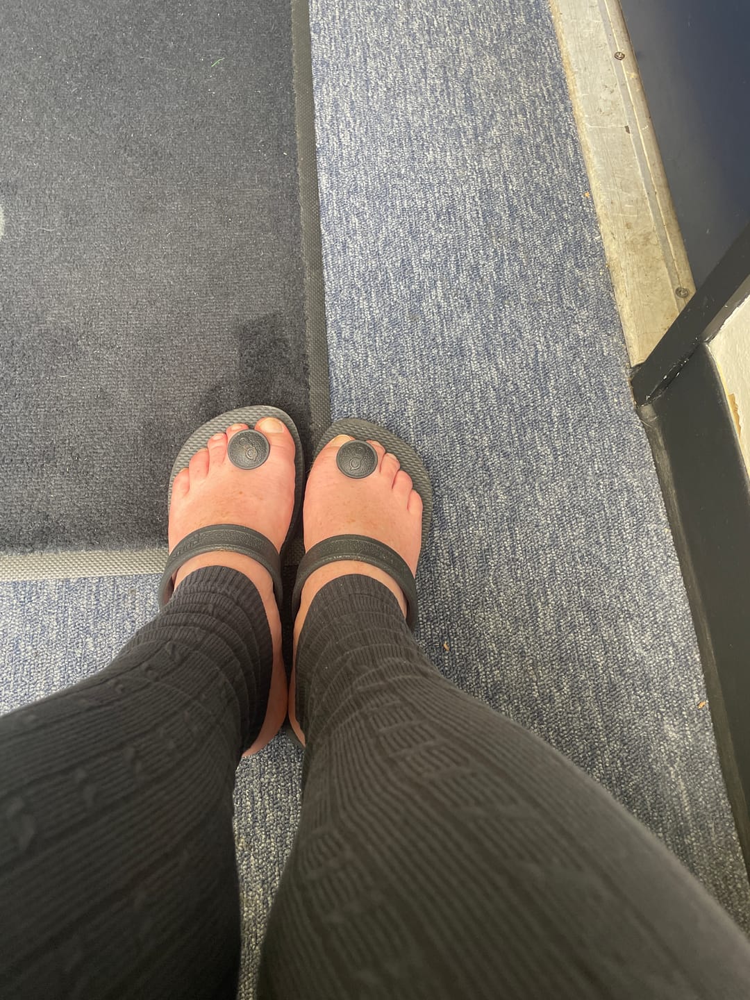 Customer photo review of Gurus Flip-Flops - Black
