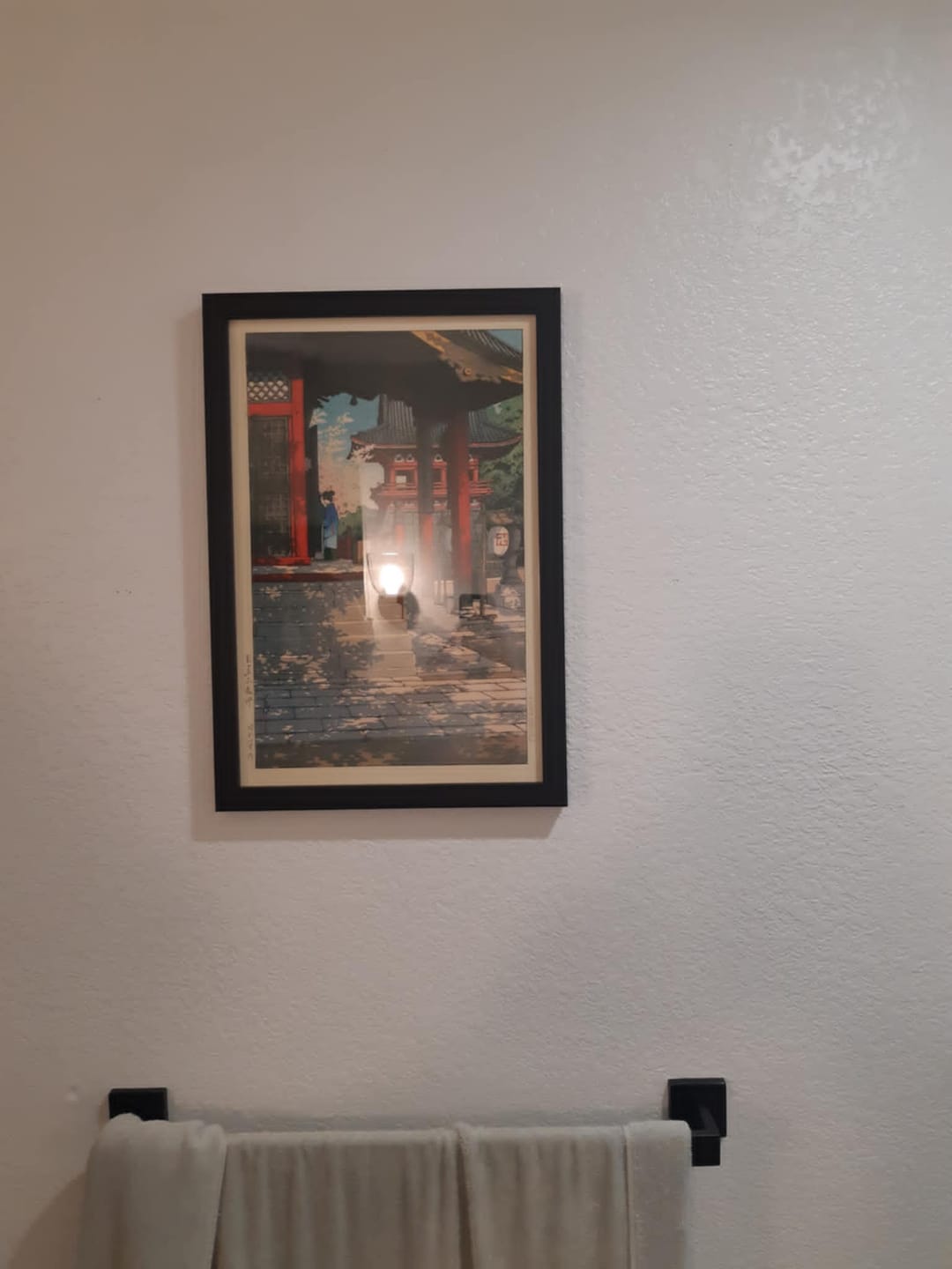 Customer photo review of Meguro Fudo Temple by Hasui Kawase, 1935