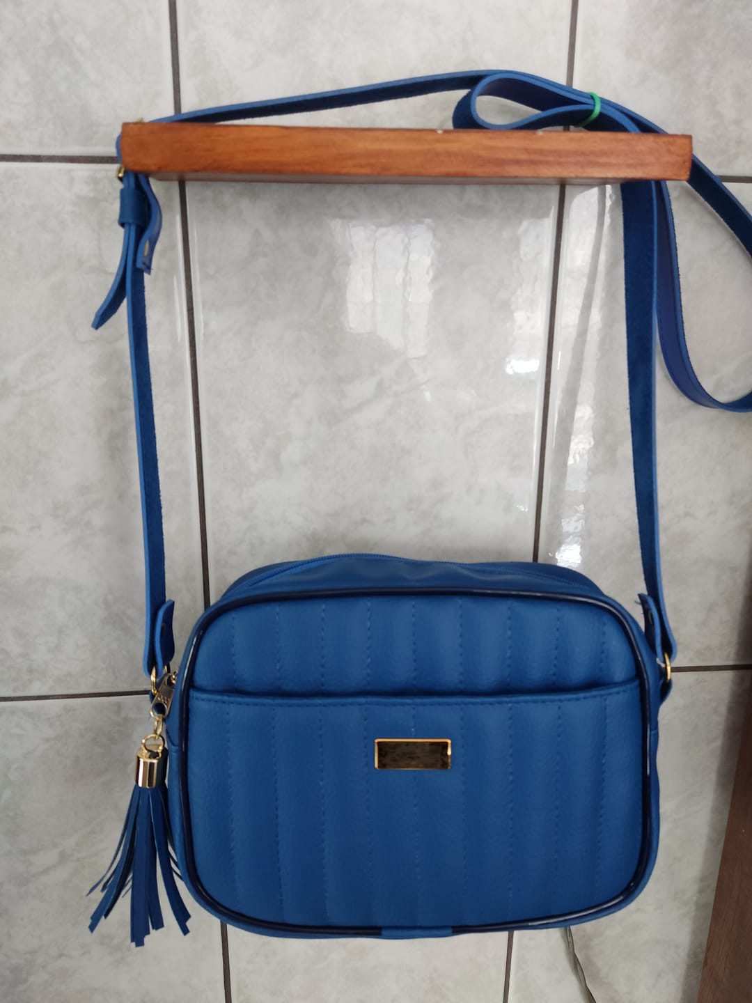 Customer photo review of DOLLARO 0.8MM COM FUNDO DE MALHA COR ROYAL