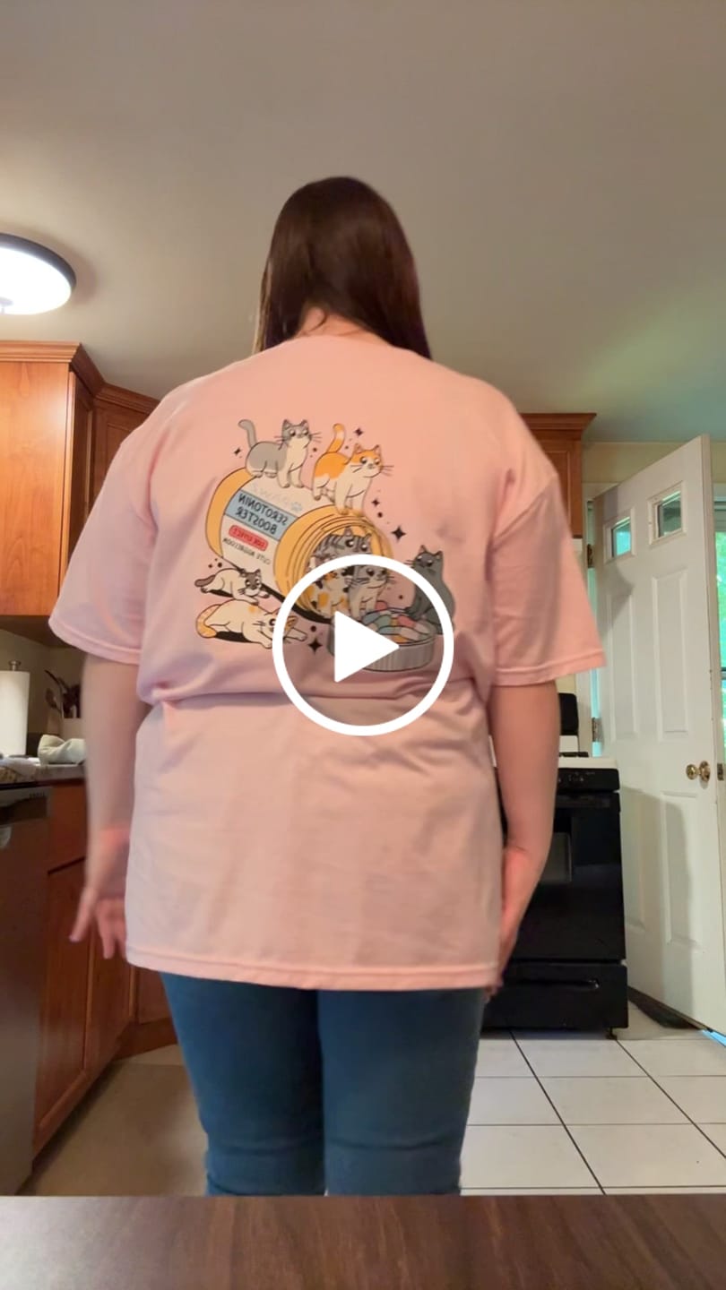 Customer video review of Serotonin Cat (Adult Short Sleeve T-Shirt)